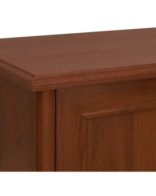 Cómoda Kent 154 cm con 3 puertas y un cajón castaño