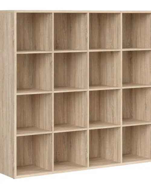 Estantería Nepo Plus 151 cm con 16 estantes roble sonoma