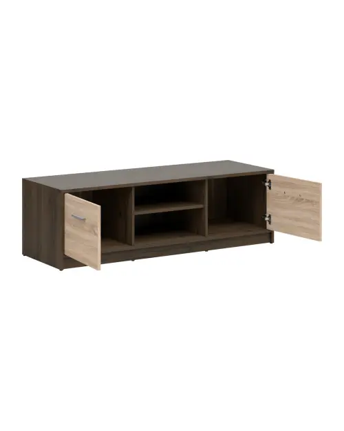 Mueble TV Nepo Plus 138 cm con 2 puertas y estante roble noble/roble sonoma