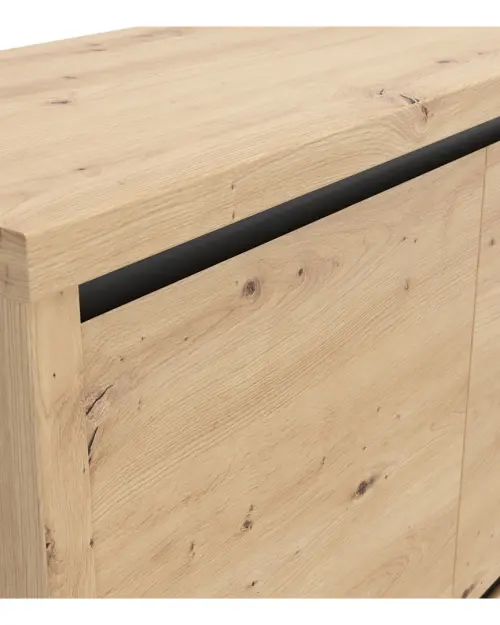 Armario Larios 105 cm de cuatro puertas roble artisan