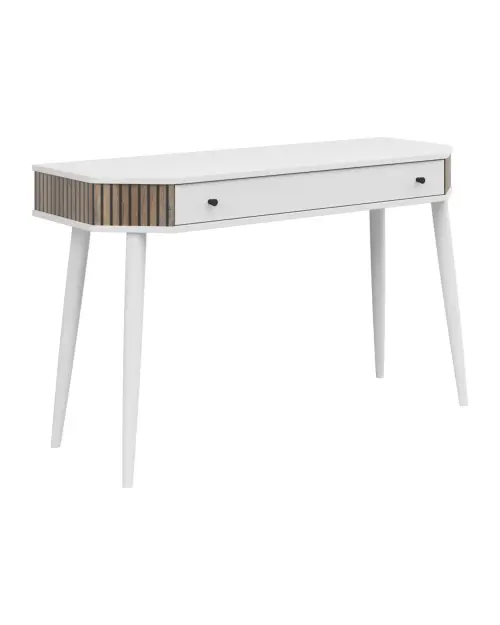 Tocador Capri 120 cm con cajón blanco/roble flagstaff oscuro