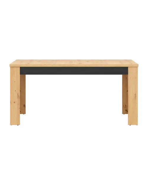 Mesa extensible Ostia 160/200x90 roble artisan/roble negro