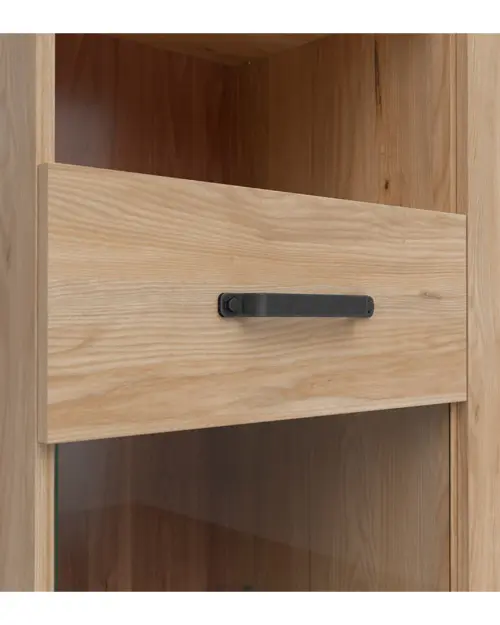 Vitrina Lara 90 cm con 2 puertas fresno belarus