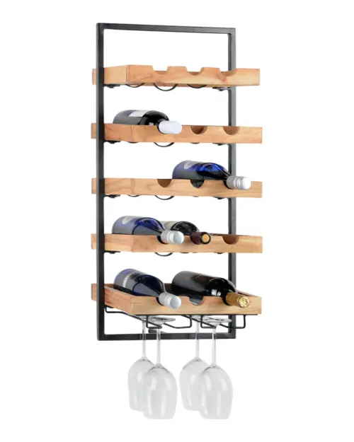 Estante para vino Valo 35x75 acacia loft