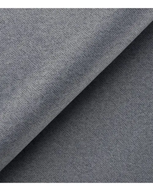 Sofá de esquina universal Brico convertible con arcón de terciopelo gris