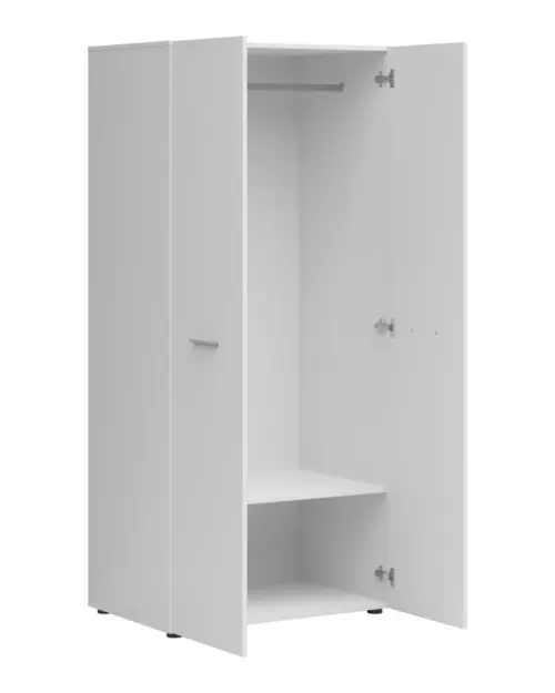 Шкаф двухдверный Neno 81 см белый