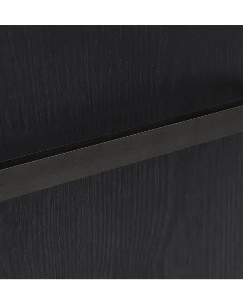 Vitrina Balin 68 cm con puertas roble monastery/roble negro