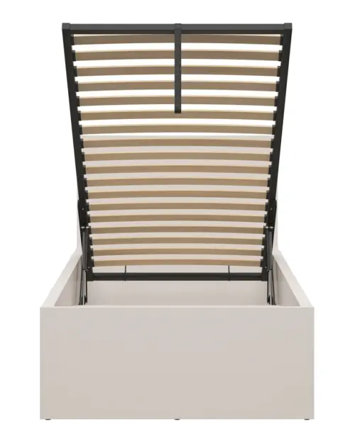 Cama Tetrix 90x200 con somier y contenedor cachemira