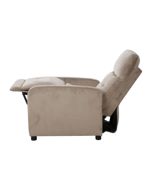 Tradycyjny fotel Monti z funkcją relax beżowy