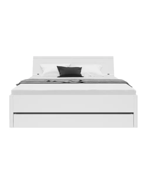 Cama Saturn 180x200 con 3 cajones blanca