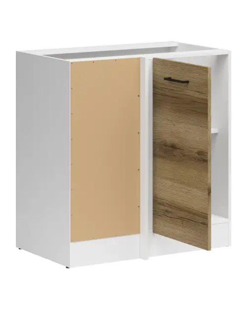 Armario de cocina bajo de rincón Junona Line izquierdo sin encimera roble delano claro 100x60 cm