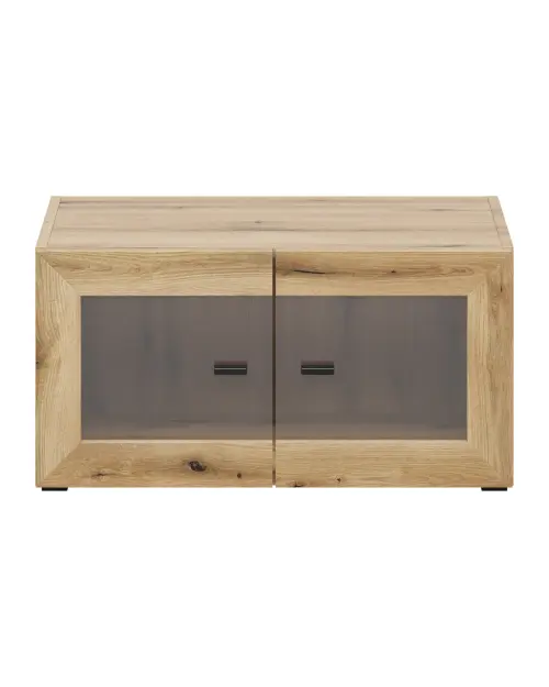 Vitrina System 64 con 2 puertas roble coast evoke