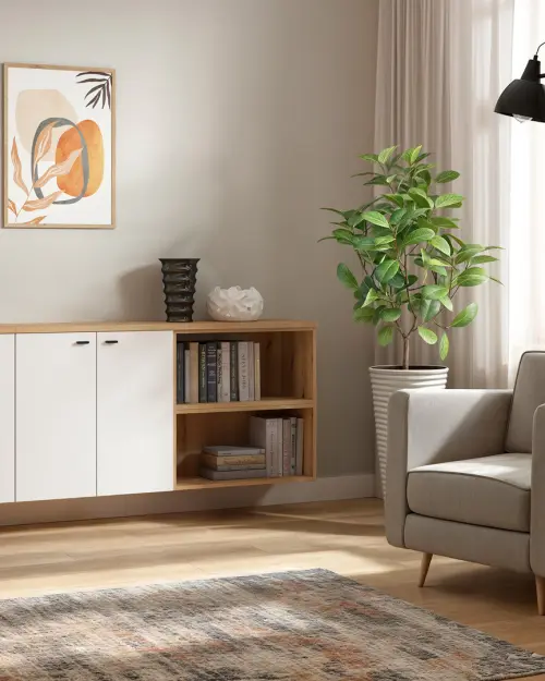 Tablero 130 cm para System 64 roble coast evoke