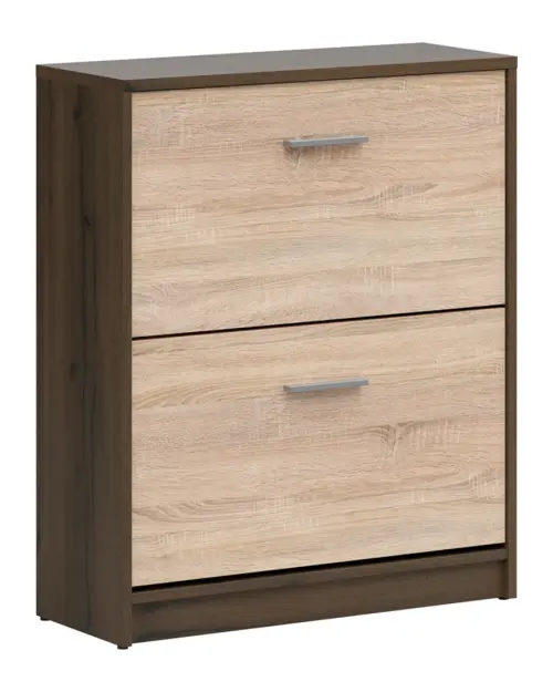 Zapatero Nepo Plus 70 cm con 2 puertas roble noble/roble sonoma