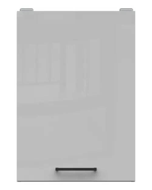 Armario de cocina superior Junona Line 40 cm izquierda/derecha gris claro brillo