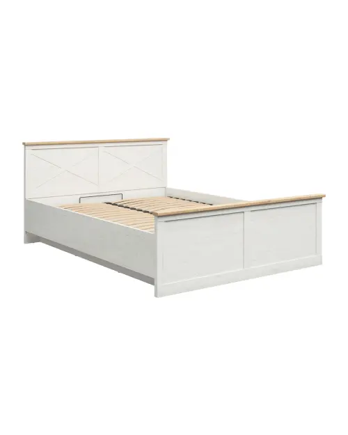 Cama Frija 160x200 con somier y contenedor pino andersen blanco