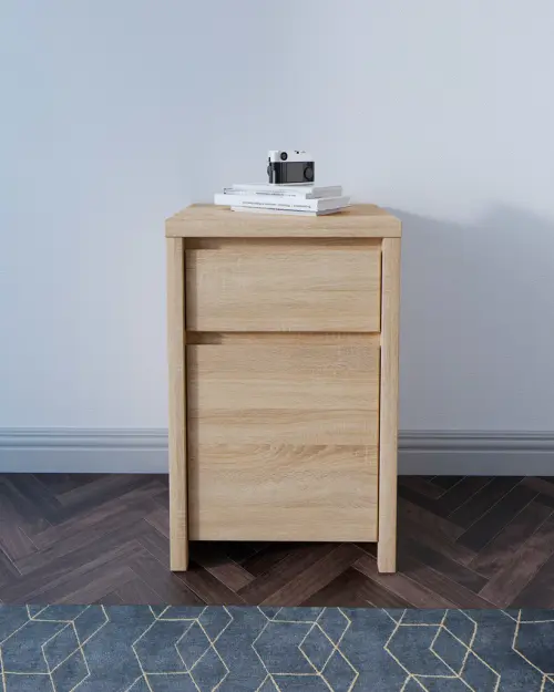 Комод Kaspian 49 см з дверцятами та шухлядою дуб сонома