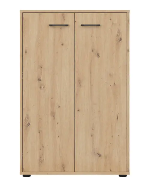 Estantería Space Office 80 cm con 2 puertas roble artisan