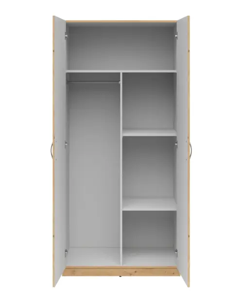 Two-door wardrobe Casao 91 cm artisan oak