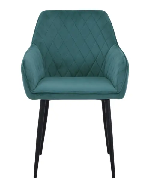 Стул обитый Stu зеленый