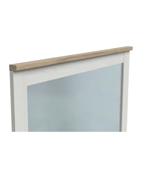 Espejo de pared Loksa 90,5x96 cm blanco