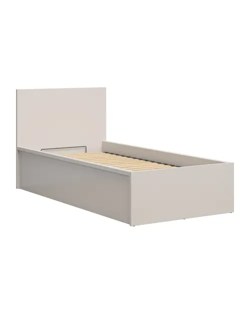 Cama Tetrix 90x200 con somier y contenedor cachemira