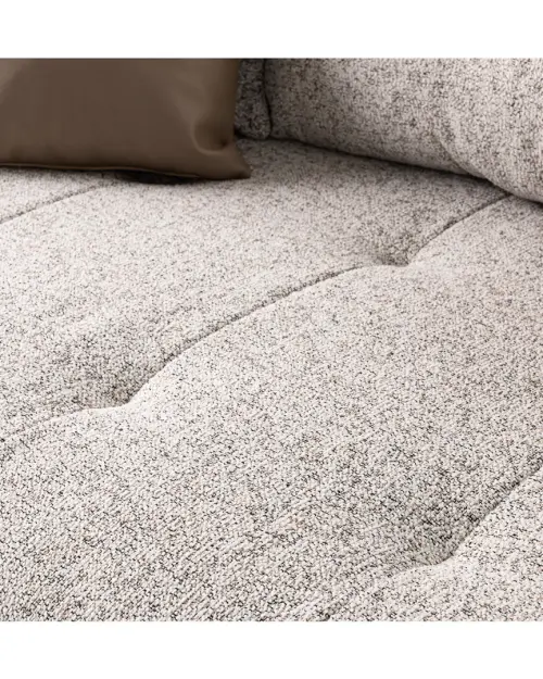 Sofá de tres plazas Royal IV convertible con arcón tejido trenzado beige