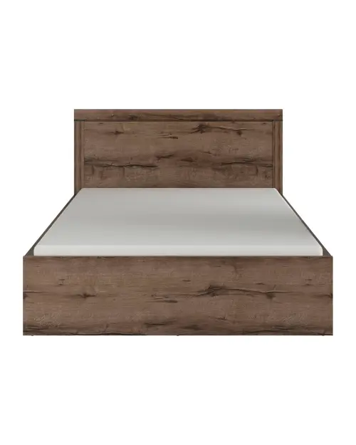 Cama Balin 140x200 con somier y arcón roble monastery