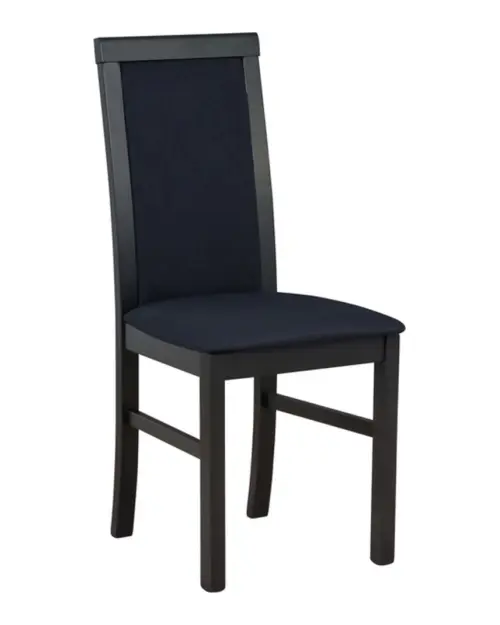 Upholstered chair Como black