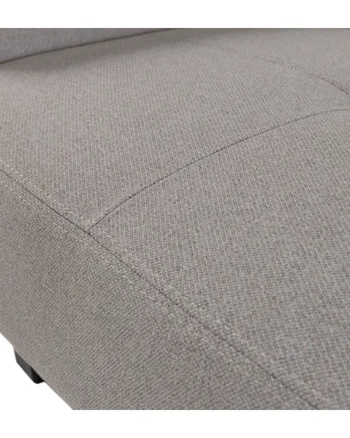 Трехместный раскладной диван Maro с ящиком, серая рогожка