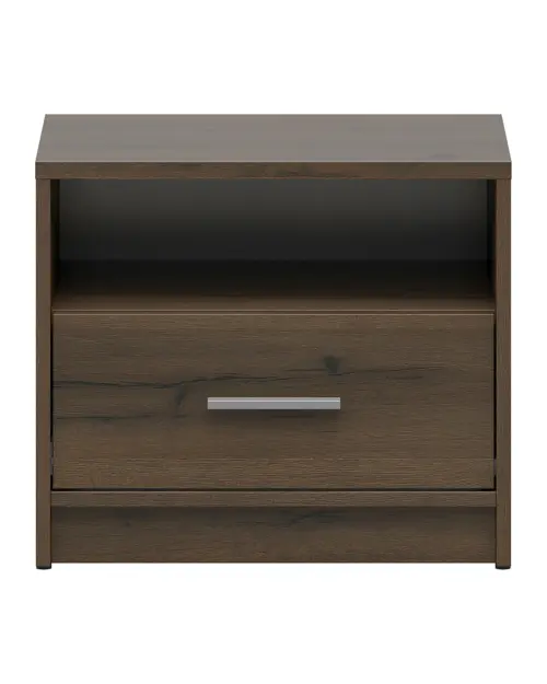 Mesita de noche Nepo Plus 49 cm con cajón roble noble