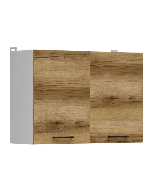 Szafka kuchenna górna Junona Line 80 cm dwudrzwiowa dąb delano jasny