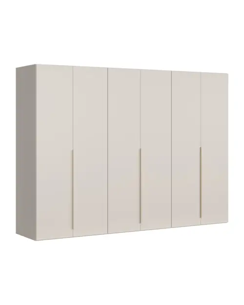 Armario de seis puertas Flex 300 cm cachemir