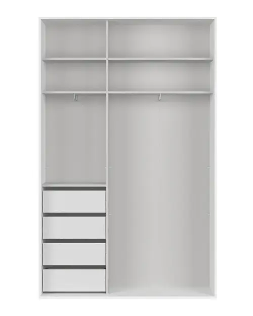 Шкаф-купе Flex 150 см белый