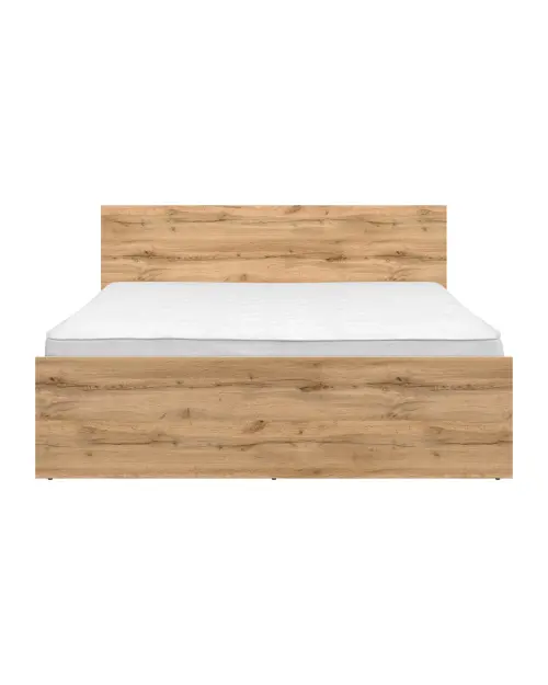Cama Zele 160x200 roble wotan