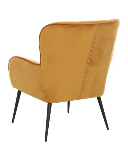 Sillón orejero Samon amarillo