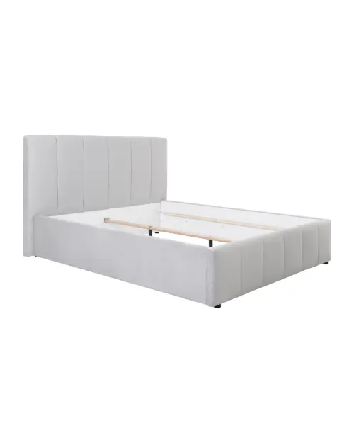 Cama tapizada Lones 160x200 gris