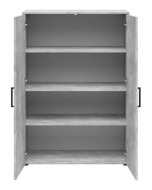 Estantería MultiDo 80 cm con 2 puertas atelier claro