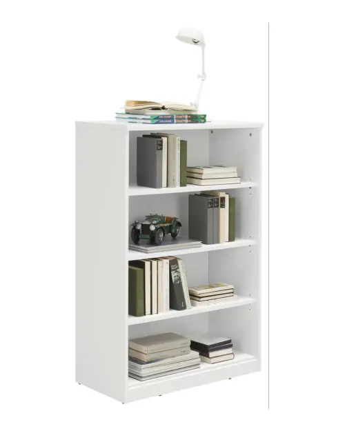 Estantería Easy 72 cm con 3 estantes blanca