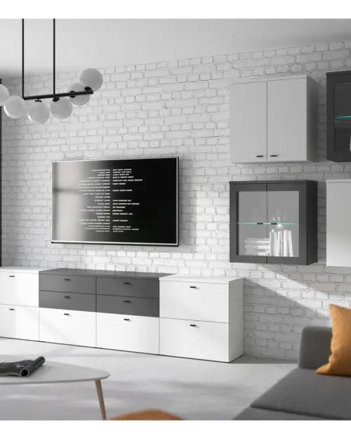 Armario System 64 con 2 puertas blanco