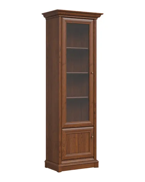 Vitrina Kent 71 cm de 2 puertas izquierda castaño