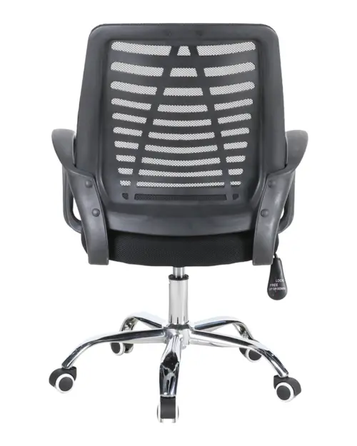 Silla giratoria Ned negra