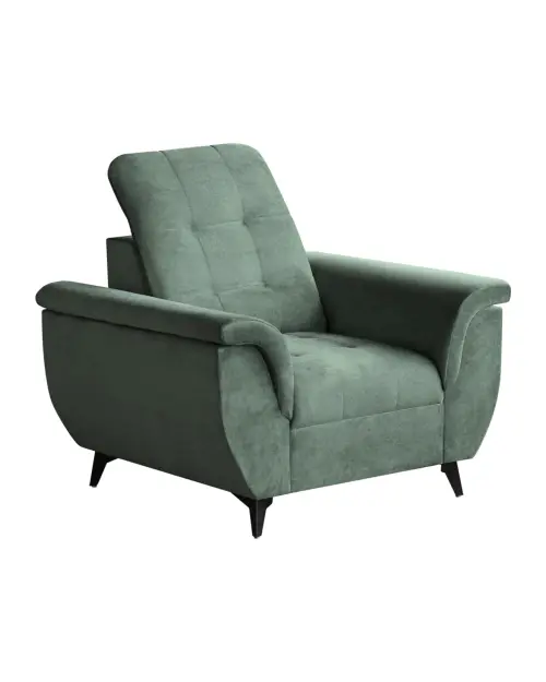 Armchair Doria velvet green
