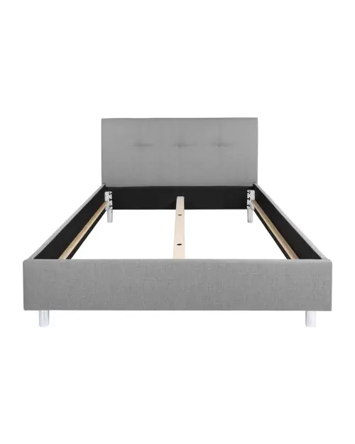 Upholstered bed Mala gray 140x200