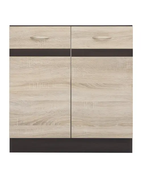 Mueble de cocina bajo fregadero Junona Line 80 cm roble sonoma