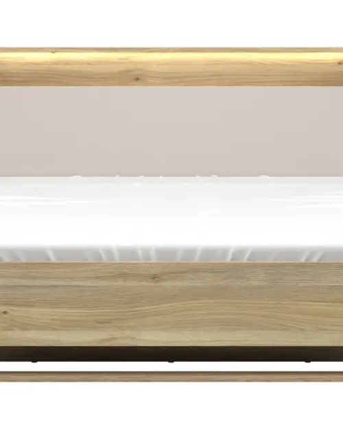 Кровать Dalva 160x200 с основанием и ящиком дуб маувелла/кашемир