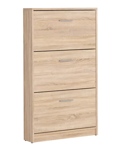 Zapatero Nepo Plus 70 cm con 3 puertas roble sonoma