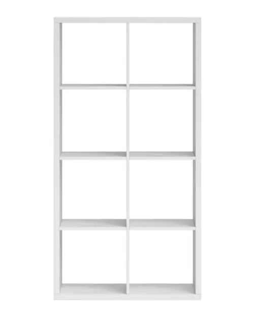 Estantería Style IV 77 cm con 8 baldas blanca