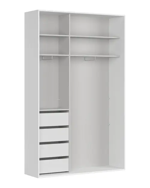 Шкаф-купе Flex 150 см белый