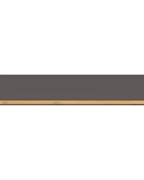 Estante de pared Hesen 175 cm grafito/roble artisanv